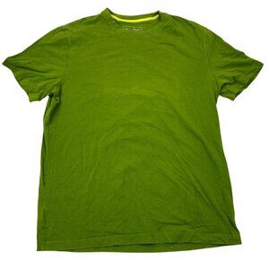 Eddie Bauer Mens T-Shirt XL Short Sleeve Pullover Active Casual Clasic Green